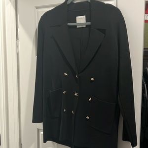 Women’s Sandro knit blazer